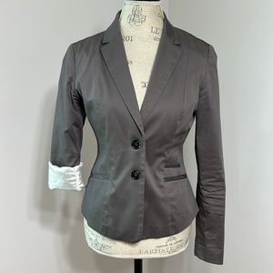 H&M Modern Classic Blazer, Steel Grey, Women’s US size 8